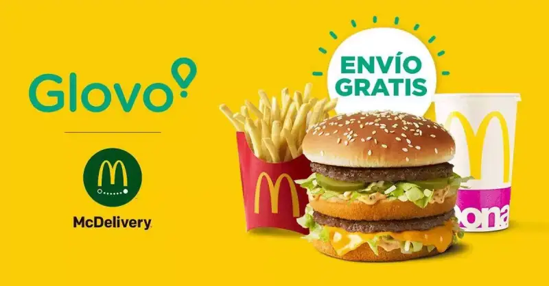 Envío en McDonalds con GLOVO Envío en McDonalds con GLOVO