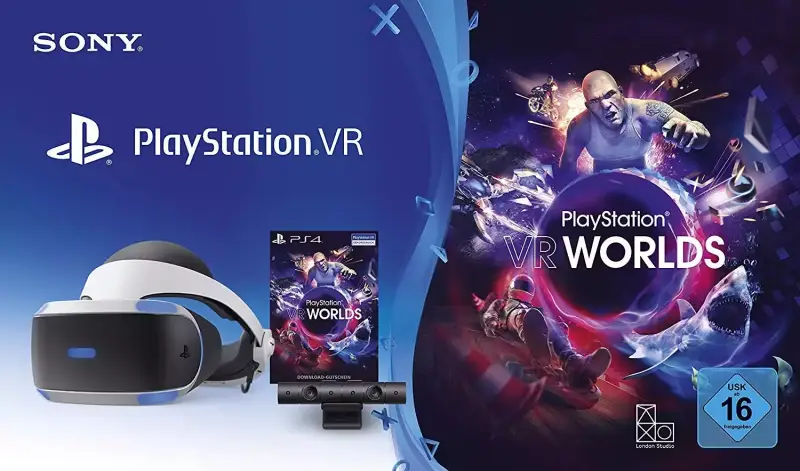 Sony Playstation VR + Cámara + VR Worlds Sony Playstation VR + Cámara + VR Worlds