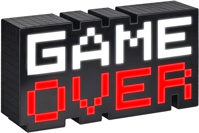 Lámpara de decoración coleccionable de 8 bits píxeles Lámpara de decoración coleccionable de 8 bits píxeles