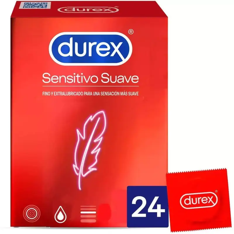 24x Durex Preservativos Sensitivo Suave 24x Durex Preservativos Sensitivo Suave
