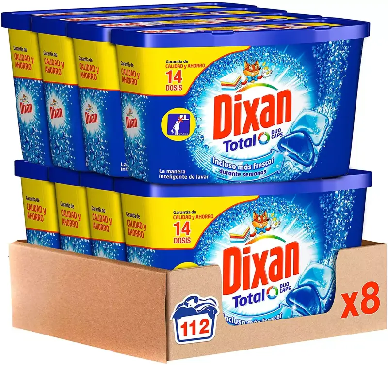 112 Lavados Dixan Detergente en Cápsulas 112 Lavados Dixan Detergente en Cápsulas