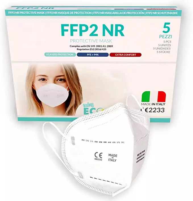 5X Mascarillas FFP2 5X Mascarillas FFP2