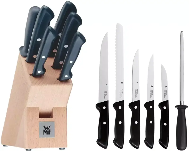 Set de 5 Cuchillos y Afilador WMF Classic Set de 5 Cuchillos y Afilador WMF Classic