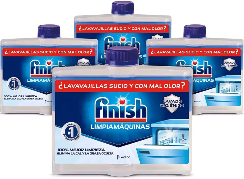 Pack de 4 Limipiamáquinas para lavavajillas Finish Pack de 4 Limipiamáquinas para lavavajillas Finish