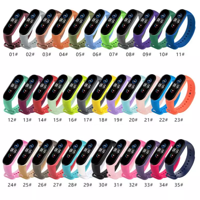 Correa de silicona para Xiaomi Mi Band 5 y 6 (22 colores disponibles) Correa de silicona para Xiaomi Mi Band 5 y 6 (22 colores disponibles)