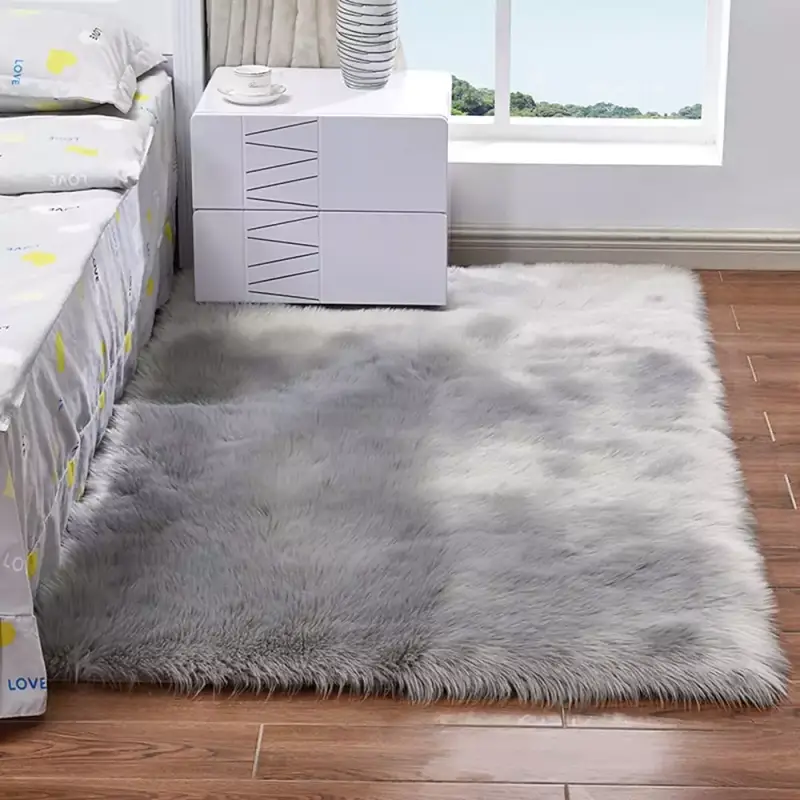 Alfombra de felpa para dormitorio Alfombra de felpa para dormitorio