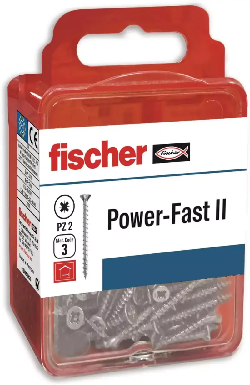 12x Tornillos Fischer 4,0X40 12x Tornillos Fischer 4,0X40