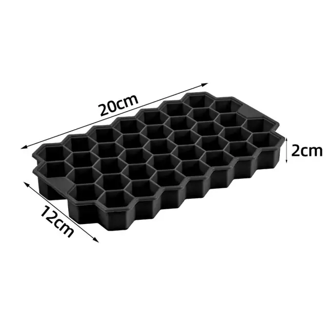 Molde de silicona forma panal para cubitos de hielo Molde de silicona forma panal para cubitos de hielo