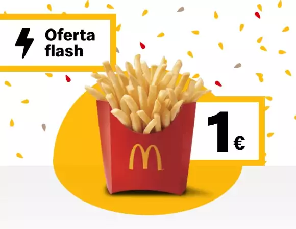 Patatas medianas en McDonald’s (Oferta semanal) Patatas medianas en McDonald’s (Oferta semanal)