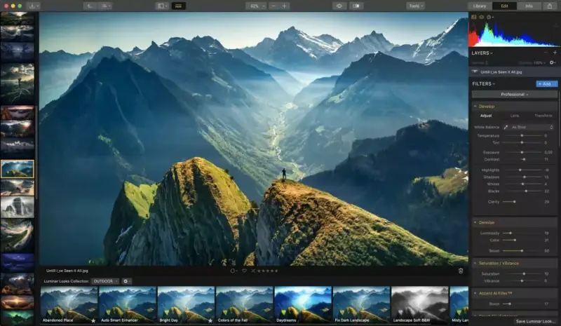 Editor de fotos Luminar: El mejor software de edición fotográfica para Mac  y PC | Skylum