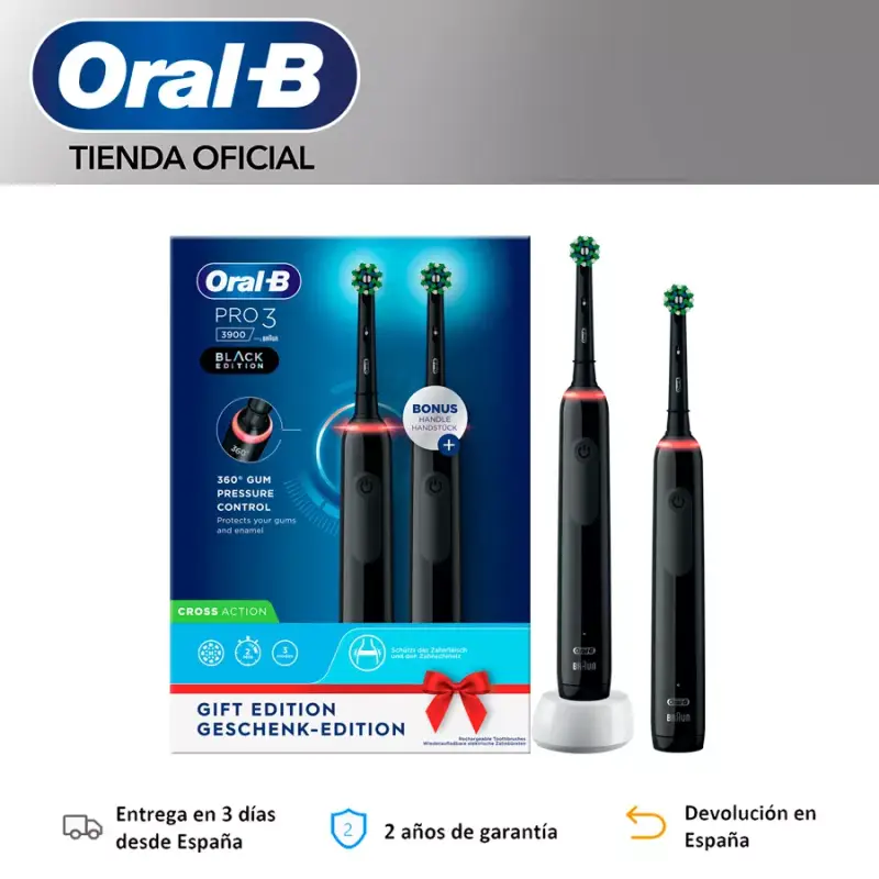 Pack 2 Cepillos Oral B 3 3900 Pack 2 Cepillos Oral B 3 3900