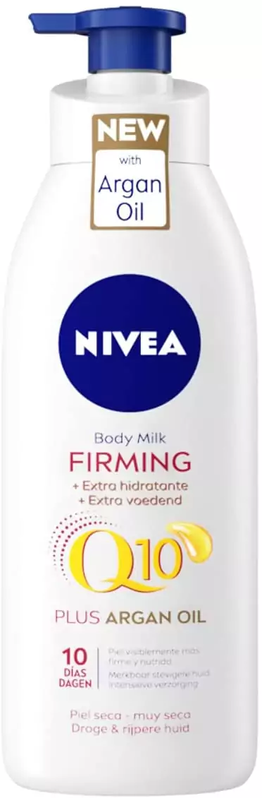 NIVEA Q10 Aceite de Argán Body Milk hidratante Reafirmante + Hidratante NIVEA Q10 Aceite de Argán Body Milk hidratante Reafirmante + Hidratante