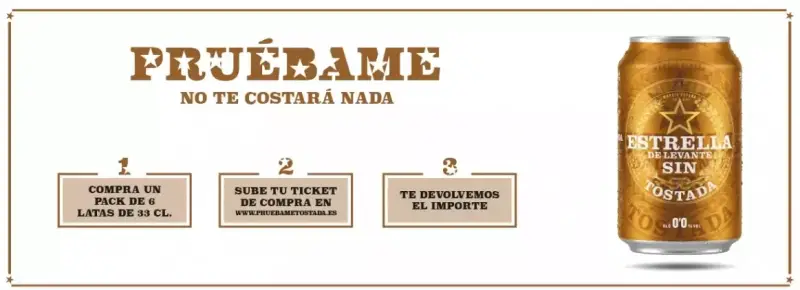 PRUÉBAME GRATIS, TOSTADA 0´0