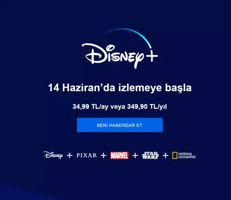 Disney+ Turquía (1 año 21,4€/1 Mes 1,7€ - A partir del 14 Junio) Disney+ Turquía (1 año 21,4€/1 Mes 1,7€ - A partir del 14 Junio)
