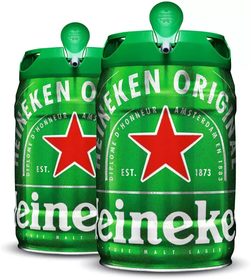 2x 5L Barril Cerveza Heineken 2x 5L Barril Cerveza Heineken