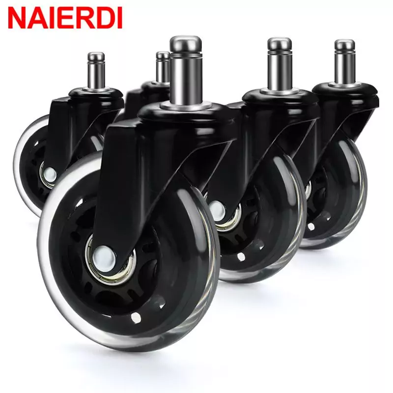 5x Ruedas giratorias para sillas 5x Ruedas giratorias para sillas