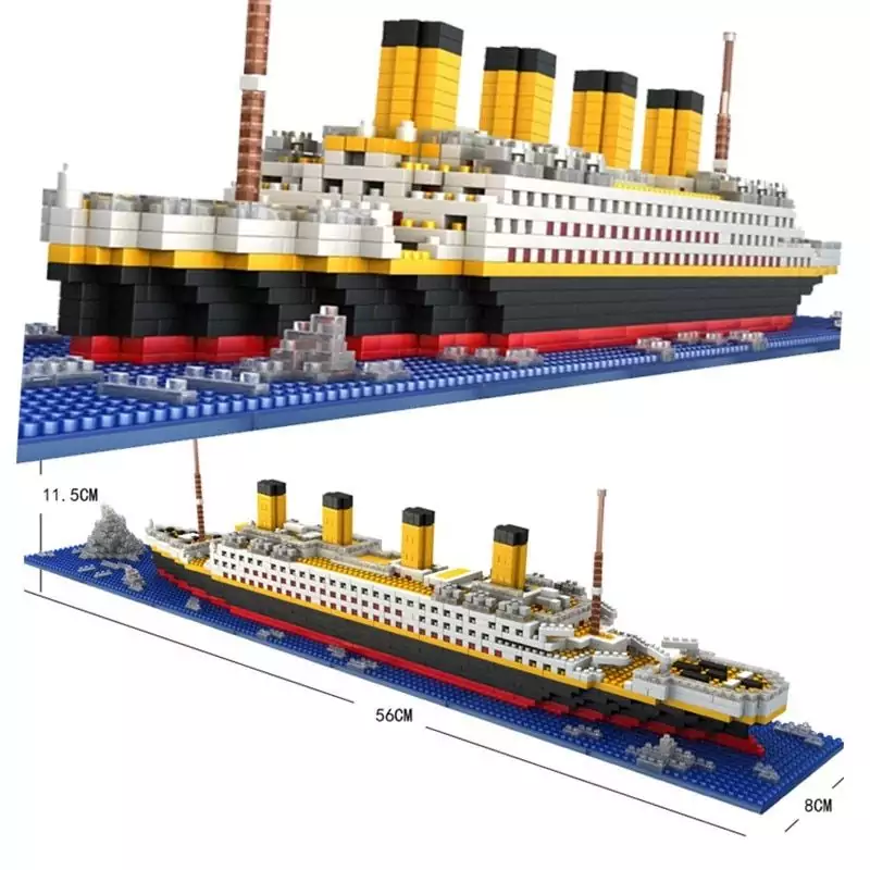 Set de construcción Titanic 1860 pcs Set de construcción Titanic 1860 pcs
