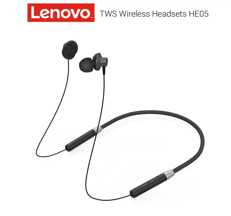 Auriculares deportivos Lenovo Bluetooth HE05 Auriculares deportivos Lenovo Bluetooth HE05