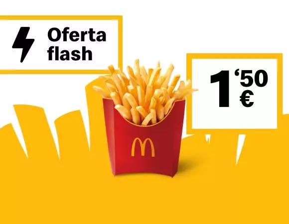 Patatas medianas en McDonald’s (Oferta semanal) Patatas medianas en McDonald’s (Oferta semanal)