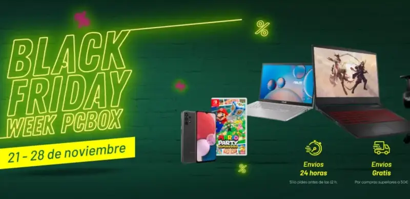 Cupón 20€ Dto. por compra mínima de 200€ en PCBox Cupón 20€ Dto. por compra mínima de 200€ en PCBox