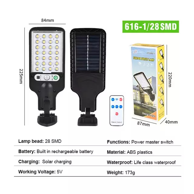 Farola solar LED para exteriores Farola solar LED para exteriores
