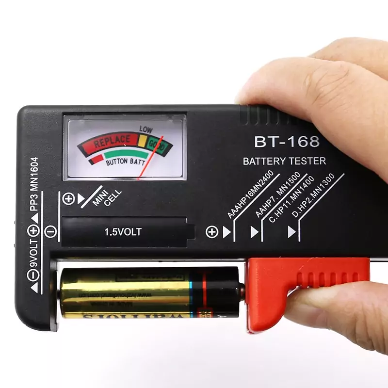 Medidor de carga universal para pilas Medidor de carga universal para pilas