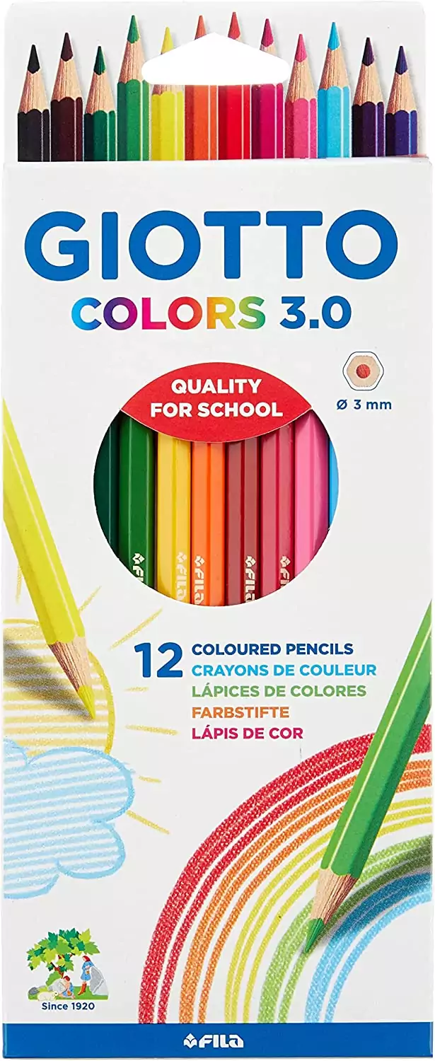 12 Lápices de Color Giotto Colors 3.0 12 Lápices de Color Giotto Colors 3.0