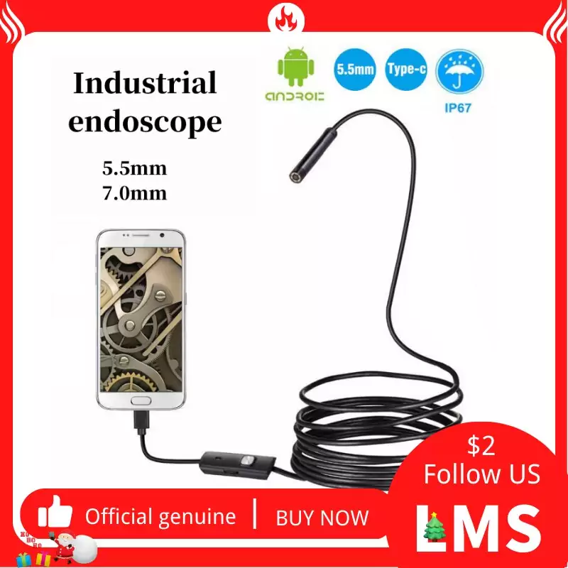 Endoscopio de 5.5mm o 7mm USB Endoscopio de 5.5mm o 7mm USB