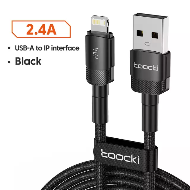 Cable USB-A a Lightning 2.4A 0.5m Cable USB-A a Lightning 2.4A 0.5m