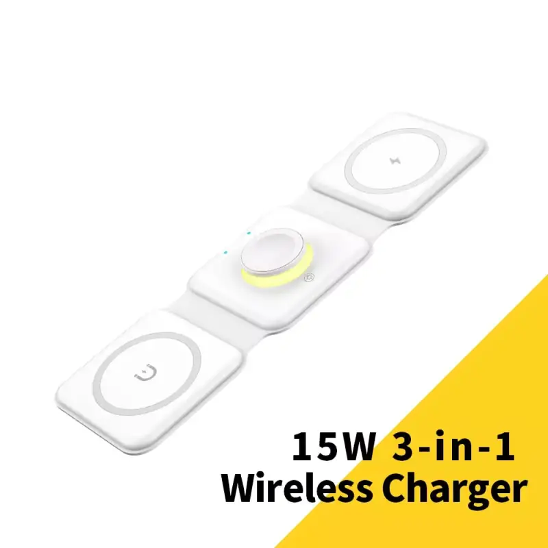 Cargador inalámbrico Qi 3 en 1 Essager Cargador inalámbrico Qi 3 en 1 Essager