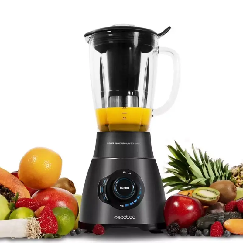 Batidora de Vaso Cecotec Power Black Titanium 1800W Smart Batidora de Vaso Cecotec Power Black Titanium 1800W Smart