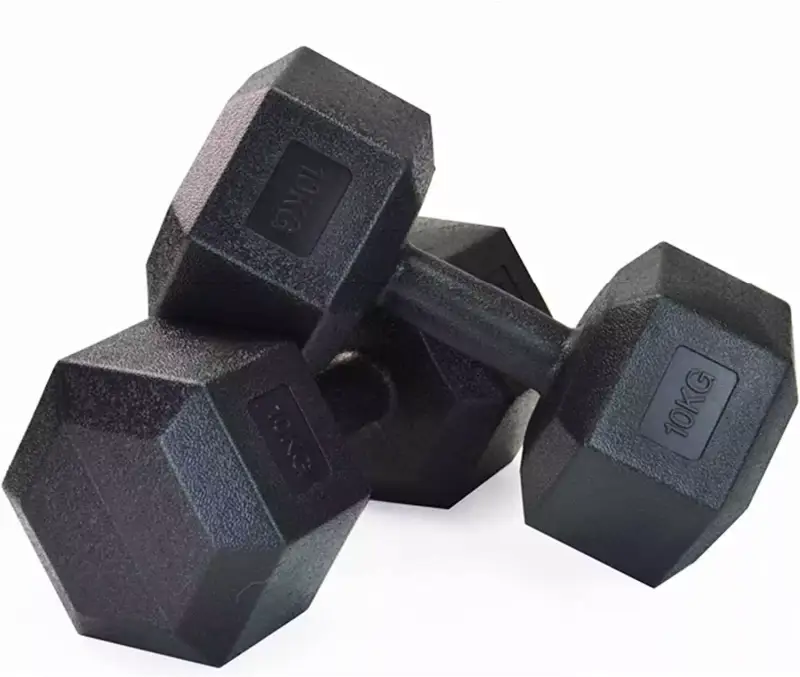 2x 5 kg Mancuernas Hexagonales 2x 5 kg Mancuernas Hexagonales