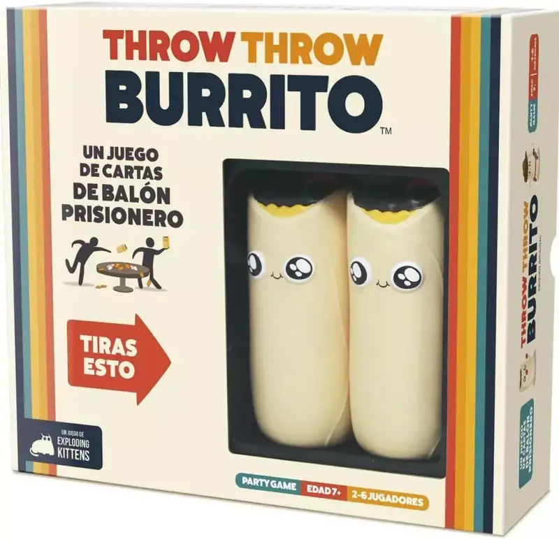Juego de cartas Throw Throw Burrito Juego de cartas Throw Throw Burrito