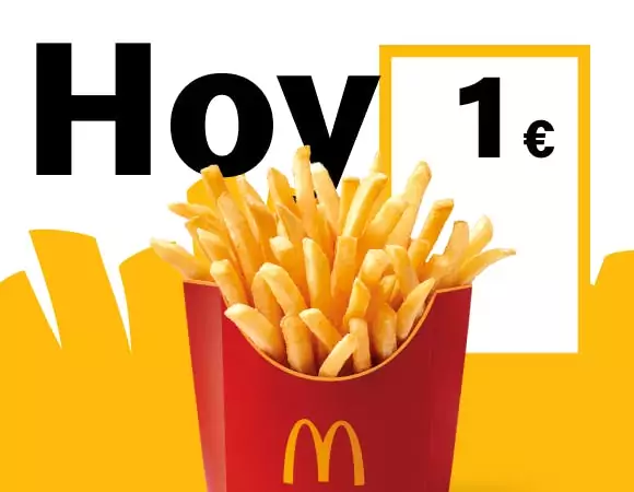 Patatas medianas en McDonald’s (Oferta semanal) Patatas medianas en McDonald’s (Oferta semanal)