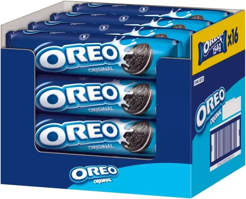 16x154g Galletas Oreo rellenas de crema de vainilla 16x154g Galletas Oreo rellenas de crema de vainilla