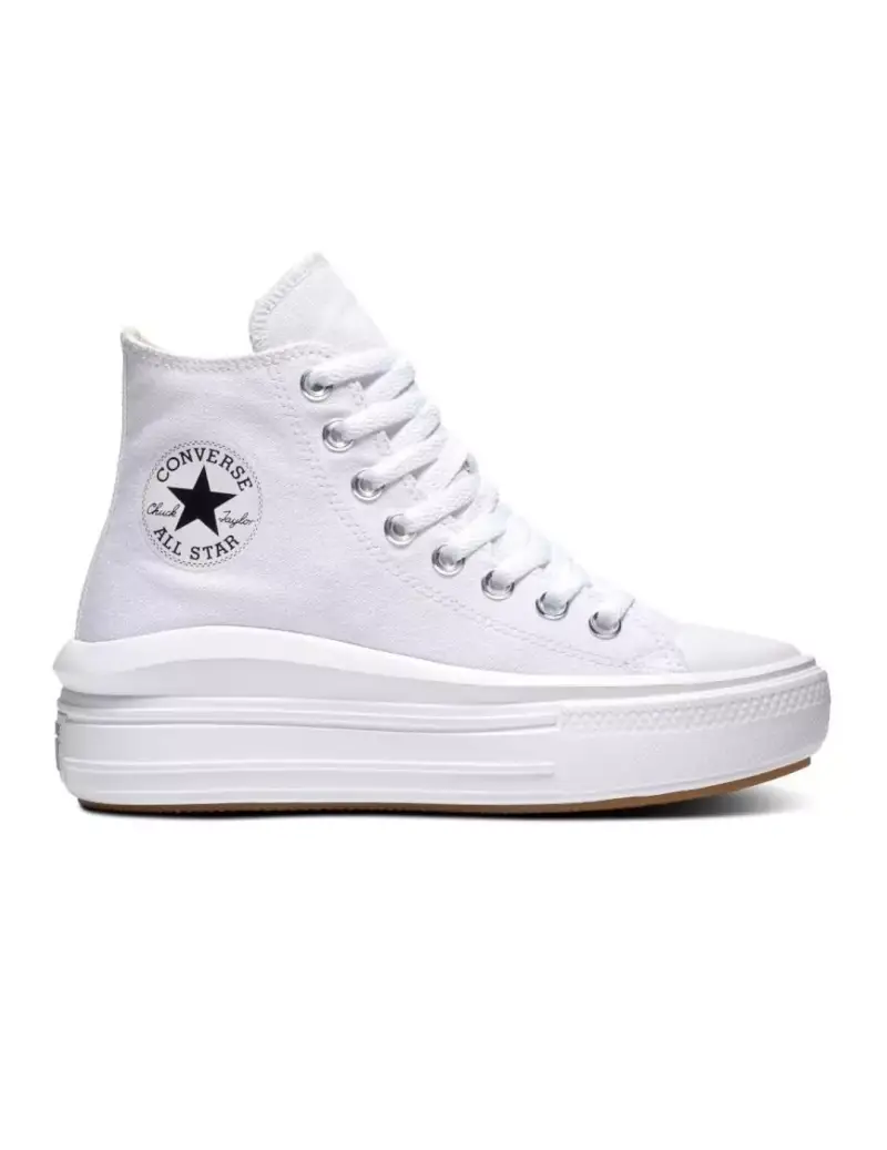 Converse Chuck Taylor All Star Move Plataforma Blanca Converse Chuck Taylor All Star Move Plataforma Blanca