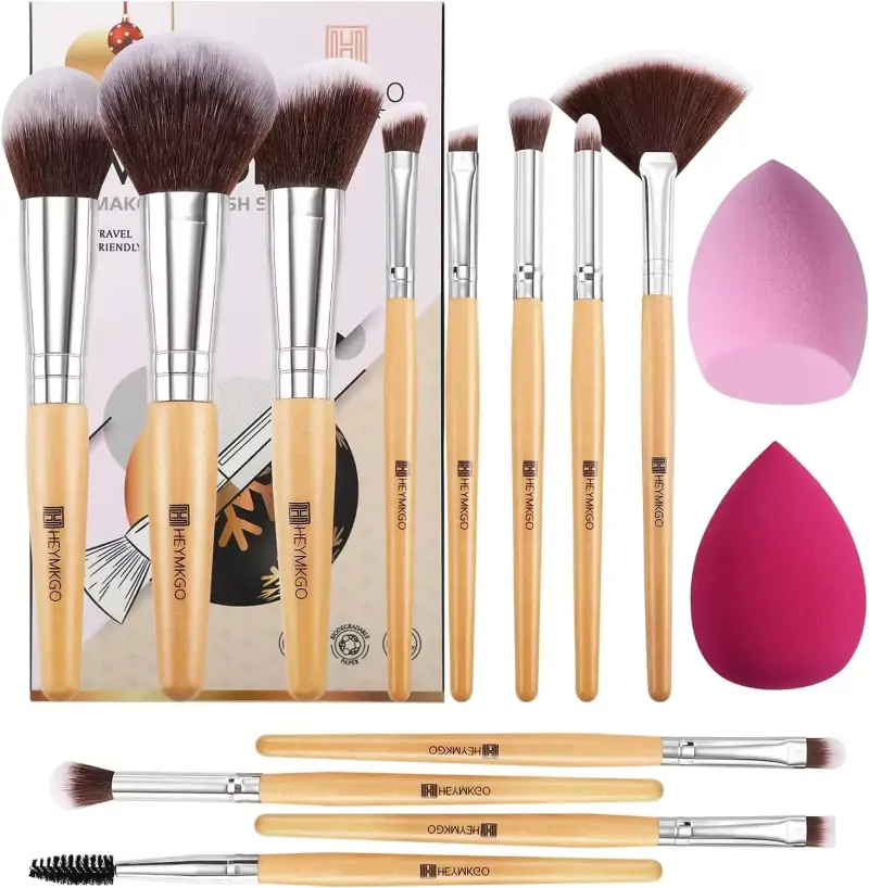 Set de 14 piezas de brochas de maquillaje Set de 14 piezas de brochas de maquillaje