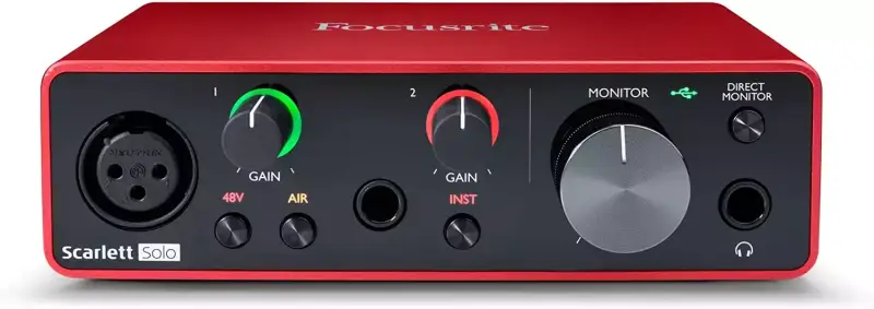 Iterfaz de audio Scarlett Solo Iterfaz de audio Scarlett Solo