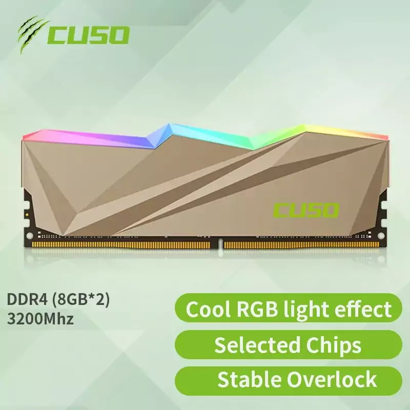 CUSO Memoria RAM DDR4 8GBx2 3600MHz CUSO Memoria RAM DDR4 8GBx2 3600MHz