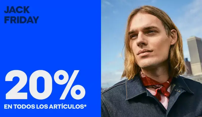20% Dto. en TODOS los artículos Jack&Jones 20% Dto. en TODOS los artículos Jack&Jones