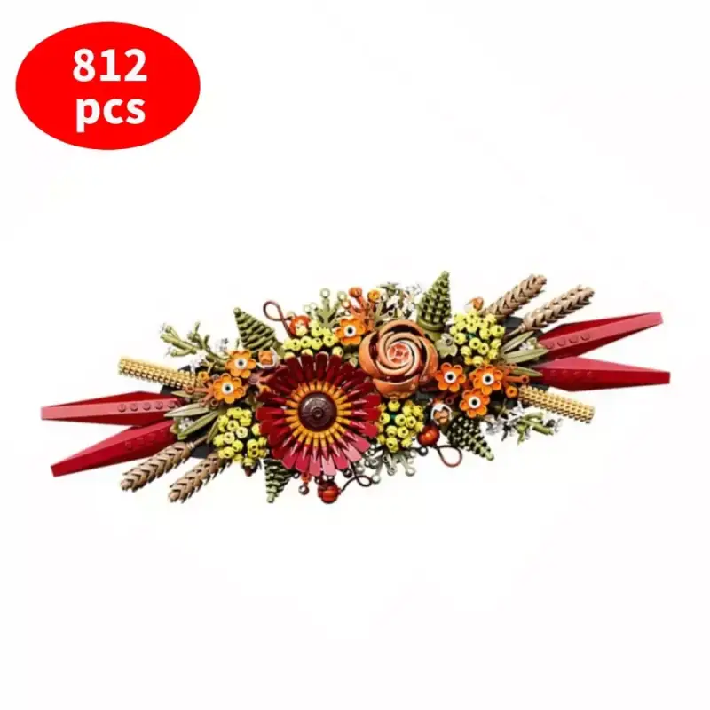 812 Bloques de construcción de flores secas artificiales 812 Bloques de construcción de flores secas artificiales
