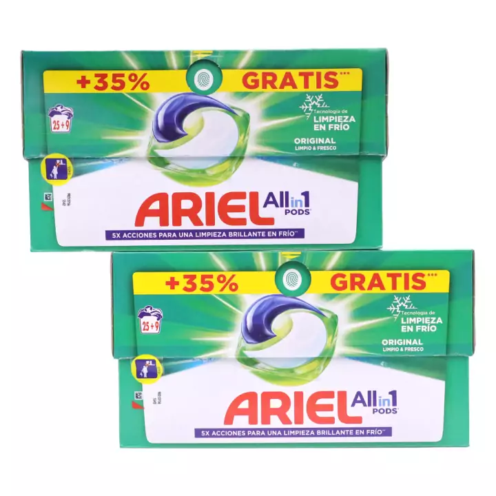 68 Pods Ariel Detergente All-in-1 68 Pods Ariel Detergente All-in-1