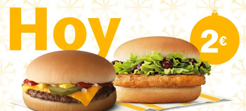 2 Cheeseburger o Chicken Burger en McDonald’s (oferta semanal) 2 Cheeseburger o Chicken Burger en McDonald’s (oferta semanal)