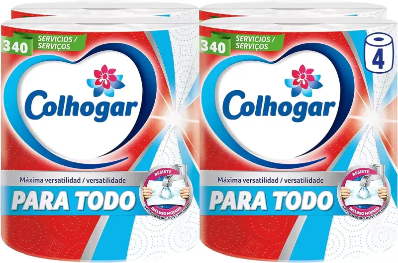 4X Rollos Colhogar Maxirolls para todo 4X Rollos Colhogar Maxirolls para todo