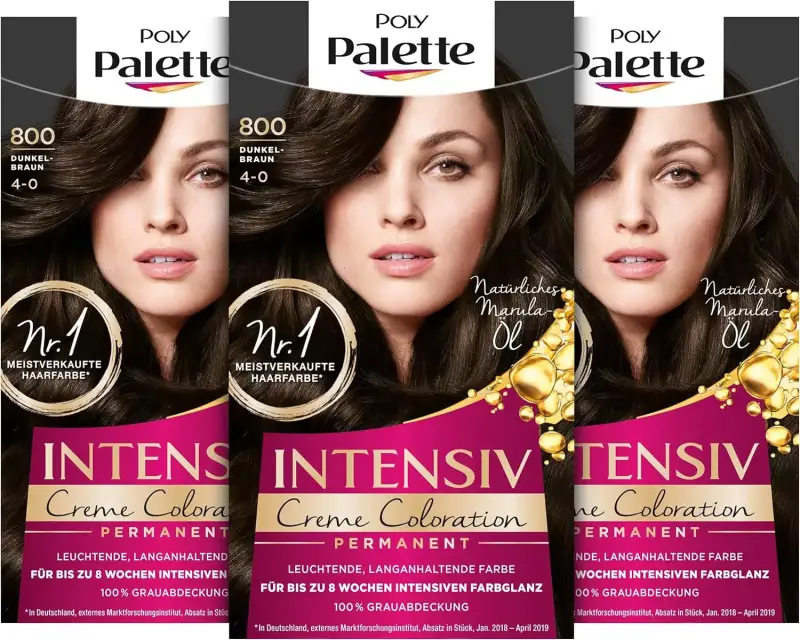 3 x 115 ml Crema de coloración para el cabello Palette Intensiv 3 x 115 ml Crema de coloración para el cabello Palette Intensiv