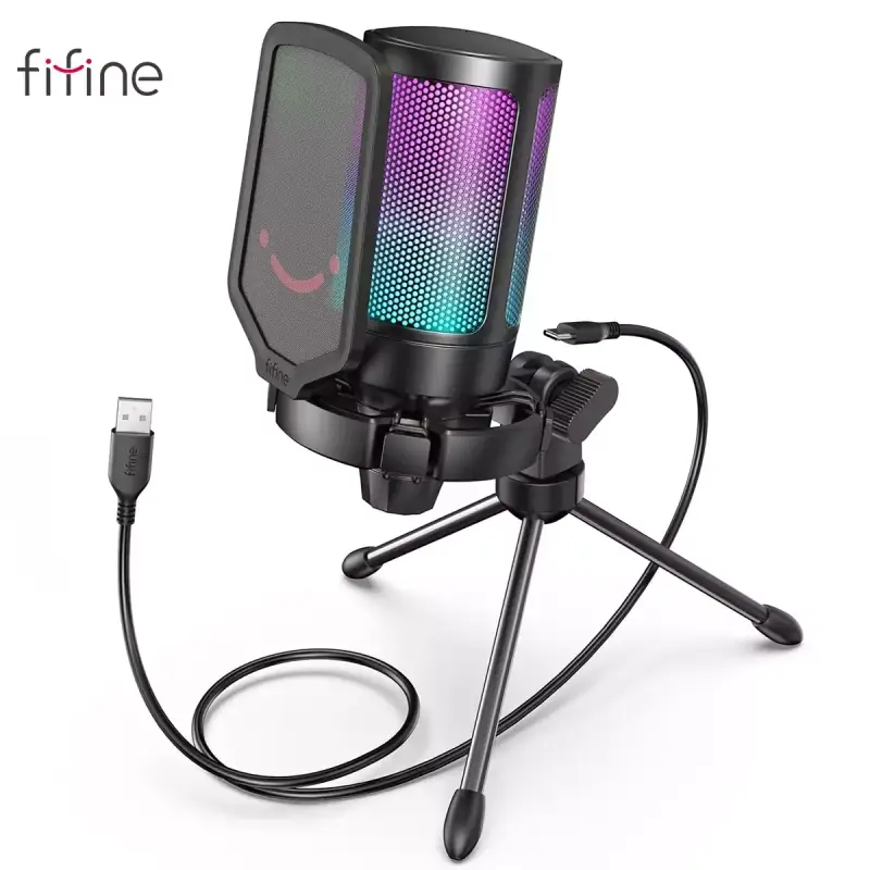 Micrófono condensador USB Fifine Micrófono condensador USB Fifine
