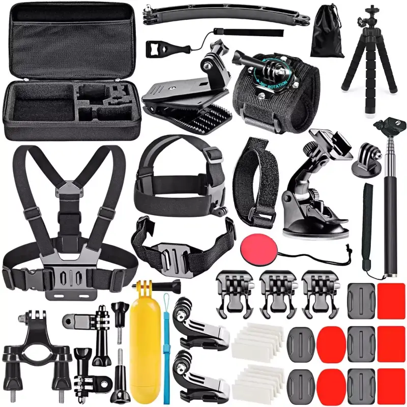 Kit de 50 Accesorios para cámara de de acción Kit de 50 Accesorios para cámara de de acción