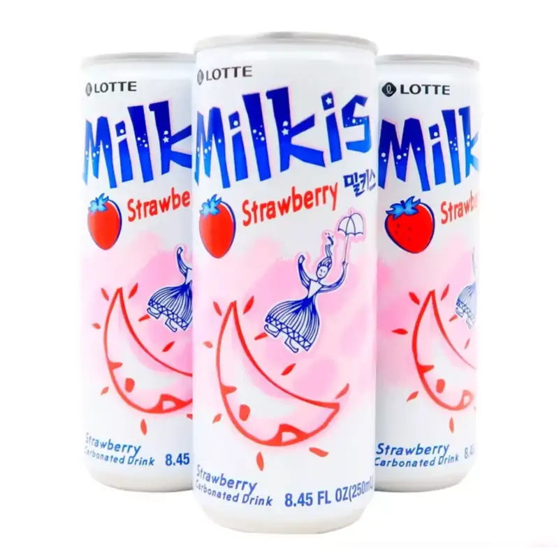 10x 250ml Bebida sabor yogurt Lotte Milkis 10x 250ml Bebida sabor yogurt Lotte Milkis