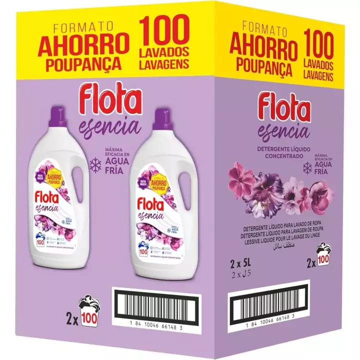 2X100 Lavados Detergente Líquido Flota Fragancia Esencia 2X100 Lavados Detergente Líquido Flota Fragancia Esencia