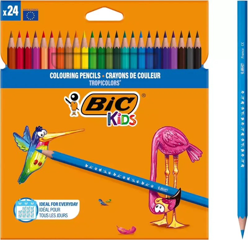 Blíster de 24 Lápices de Colores BIC Kids Blíster de 24 Lápices de Colores BIC Kids